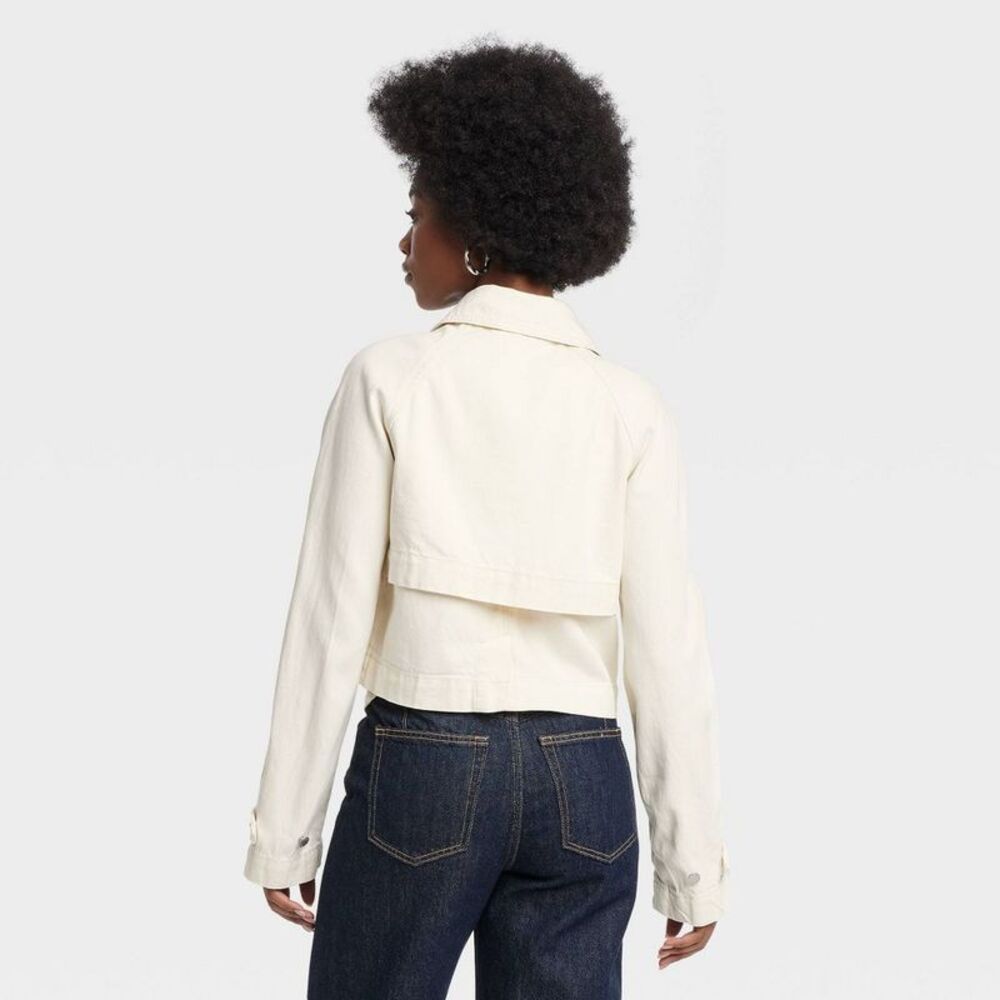 Universal Thread Cream Double-Breasted Jacket - image 2
